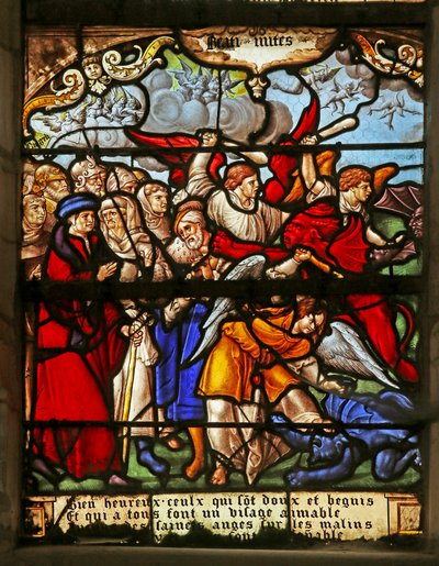 The Beatitudes：Meek  - 天使与恶魔的战斗是有福的 作者 法语学校