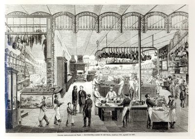Cafe Riche新厨房，1866年 作者 法语学校