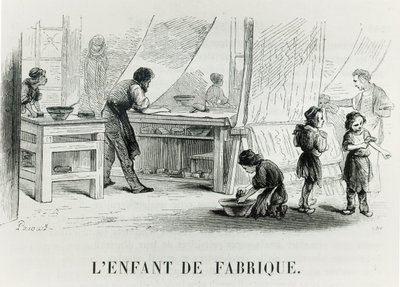 工厂的孩子，c。 1842 作者 法语学校