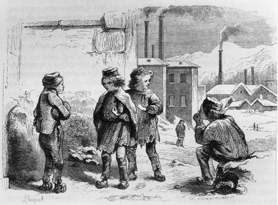 工厂的孩子，1842年 作者 法语学校