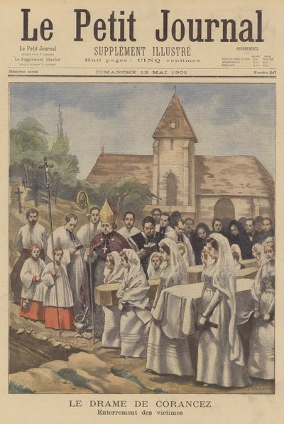 科兰斯谋杀案;埋葬受害者 作者 French School