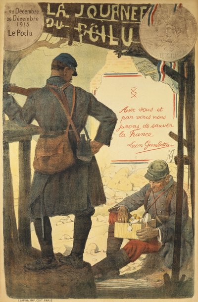 1915年12月25日至26日，Poilu日，1915年 作者 法语学校