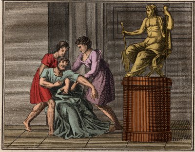 Demosthenes之死，公元前384-322 作者 法语学校