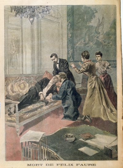 菲利克斯福尔之死（1841-99）来自Le Petit Journal，1899年2月26日 作者 法语学校