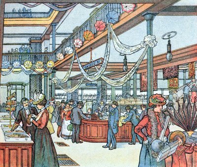 百货商店，Cours Schweiter的插图，c.1900 作者 法语学校