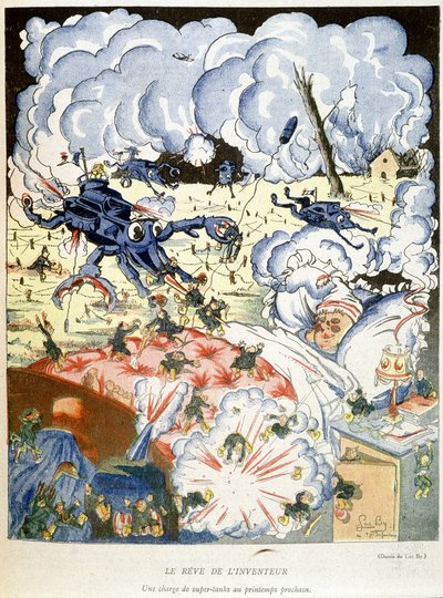发明家的梦想 - 1917 年 10 月 25 日的“刺刀”。 作者 法语学校
