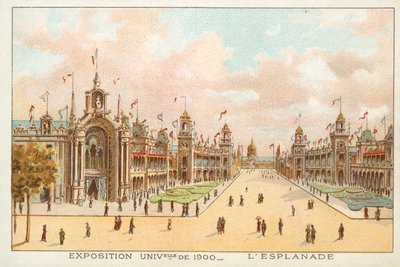 The Esplanade, Exposition Universelle 1900, Paris (chromolitho) 作者 法语学校