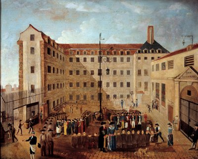 法国画派的《福尔卡特》到《比塞特》的绘画。1791.太阳。0,48x0,35米 巴黎，公共援助博物馆 作者 法语学校