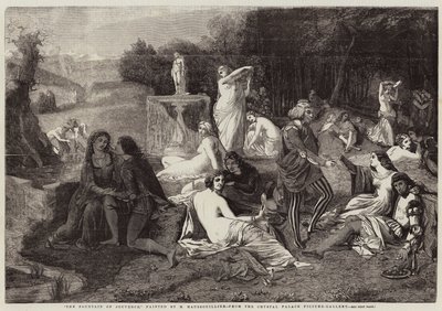 The Fountain of Jouvence (engraving) 作者 法语学校