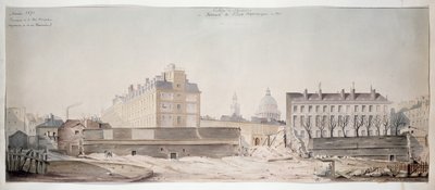 1870年，蒙杰街的孔，纳瓦拉学院和巴黎理工学院 作者 法语学校