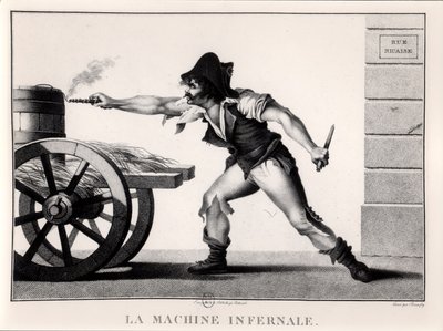 The Infernal Machine，rue Saint-Nicaise，巴黎，1800年12月24日 作者 法语学校