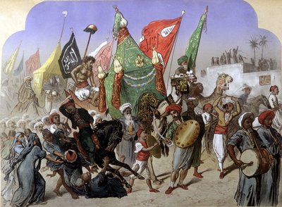 The Mahmal: Return of the Sacred Rug of Mecca - in “” Modern Egypt””, by Henri de Monte, v.1870 作者 法语学校
