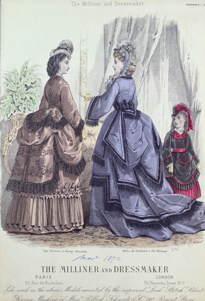 The Milliner and Dressmaker，1888 作者 法语学校