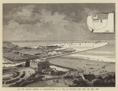 The New Deep-Sea Harbour at Boulogne-sur-Mer as it will be, Bird