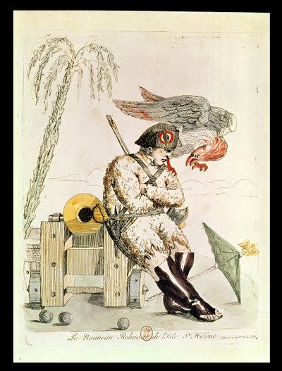 圣赫勒拿的新罗宾逊，1815年 作者 French School