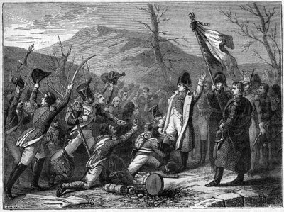 一百天--1815年3月：拉贝多耶尔加入拿破仑--《一百天》：Charles Angelique Francois Huchet de La Bedoyere (拉贝多耶尔) 作者 French School
