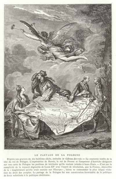 波兰的分区，1772年 作者 法语学校