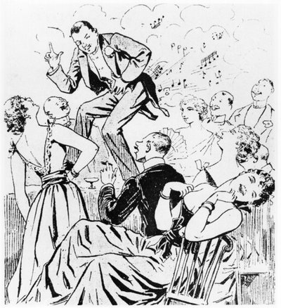 Petomane，巴黎的插图，来自Le Ventomane，来自E. Grenet-Dancourt的漫画独白，巴黎，1893年 作者 法语学校
