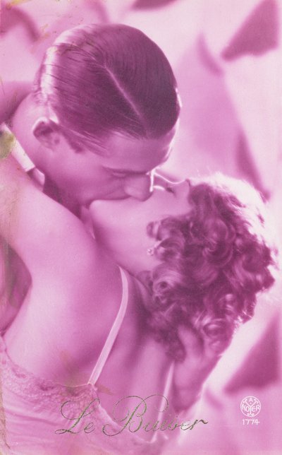 Pink Kiss，c.1930 作者 法语学校
