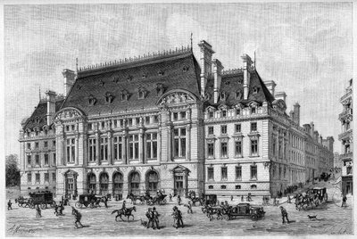 索邦大学于1887年重建，从Ecoles街开始。 作者 法语学校