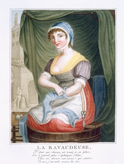 The Stocking Darner，c.1816 作者 法语学校