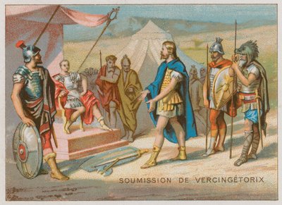 向凯撒提交Vercingetorix 作者 法语学校