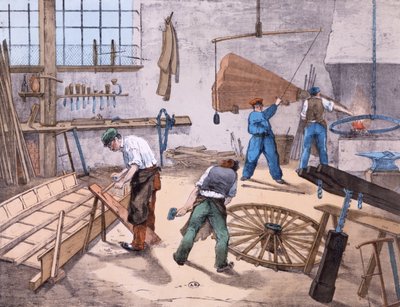 Wheelright，c.1860 作者 法语学校
