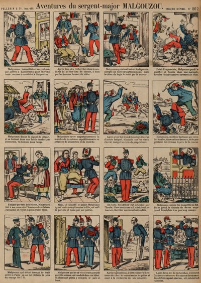 Malgouzou 少校的历险记（彩色版画） 作者 法语学校