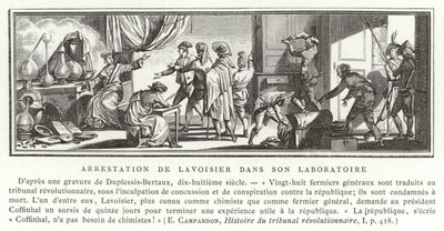 1794年，Antoine Lavoisier在他的实验室被捕 作者 法语学校
