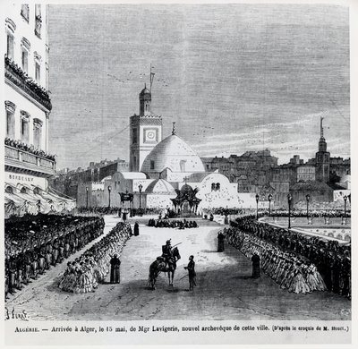 1867年5月15日，新的大主教查尔斯·拉维吉（Charles Lavigerie）抵达阿尔及尔 作者 French School