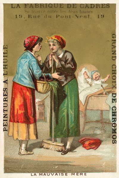 The bad mother (chromolitho) 作者 法语学校