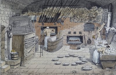 面包师，插图来自教育新杂志 作者 法语学校