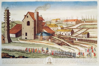 1812年列日附近的Beaujonc煤矿的灾难 作者 法语学校