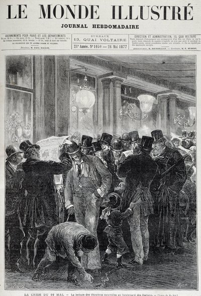 5月16日的危机：读报--在1877年5月的 "杰出世界 "中 作者 法语学校