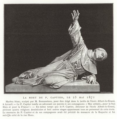 Pere Captier逝世，1871年5月25日 作者 法语学校