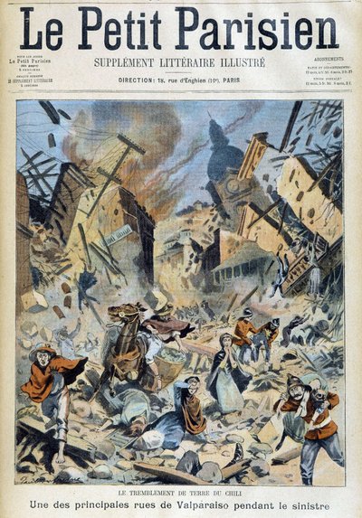 智利地震：灾难中的瓦尔帕莱索 - 1908 年 9 月 9 日的“小巴黎人” 作者 法语学校