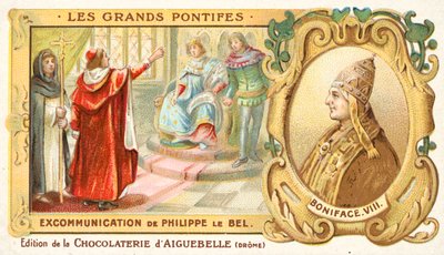 The excommunication of Philip IV of France by Pope Boniface VIII 作者 法语学校