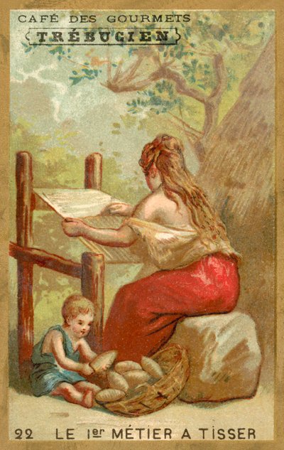 The first loom (chromolitho) 作者 法语学校