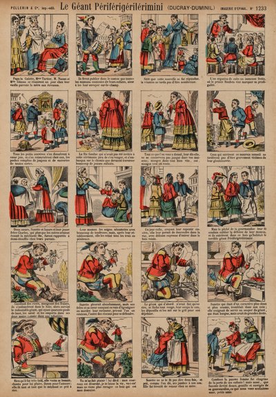 The giant Periferigerilerimini (coloured engraving) 作者 法语学校