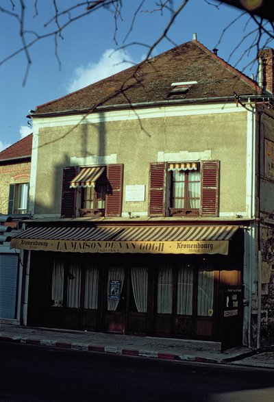 文森特梵高（1853-90）住在1890年的房子 作者 法语学校