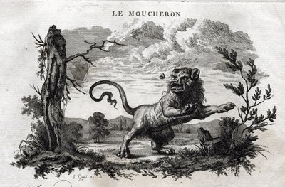 蠓⒖?埃索普的寓言。(希腊作家Esopo或Ecopus，公元前6世纪）由Guillaume Montfort和Beauble于1801年撰写的Gravees。 作者 法语学校