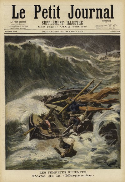 最近的风暴，法国，1897年 作者 法语学校