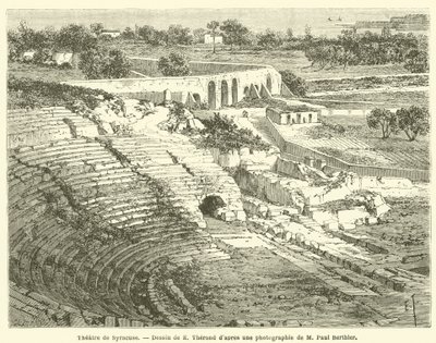 Theatre de Syracuse (engraving) 作者 法语学校