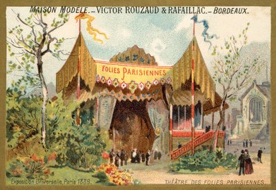 Theatre des Folies Parisiennes，世博会，巴黎 作者 法语学校