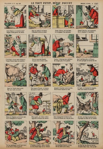 Tom Thumb（彩色雕刻） 作者 法语学校