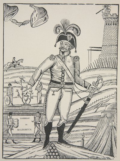 Malborouk墓，1722年 作者 法语学校