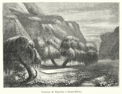Tombeau de Napoleon a Sainte-Helene (engraving) 作者 法语学校