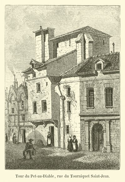 Pet-du-Diable Tower，rue du Tourniquet Saint-Jean 作者 法语学校