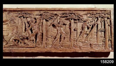 来自巴西的木材贸易，1550（木材） 作者 法语学校