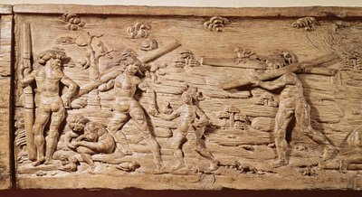 来自巴西的木材贸易，1550（木材） 作者 French School